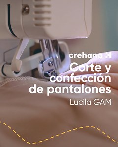 #NuevoCurso 💡 | En el segundo curso de Lucila Gam: Corte y confección de pantalones, aprenderás a armar un pantalón desde cero, además conocerás los tipos de pantalones, sus características y hasta modificar sus patrones. Inscríbete aquí 👉 https://creha.co/3v4X3By | Crehana