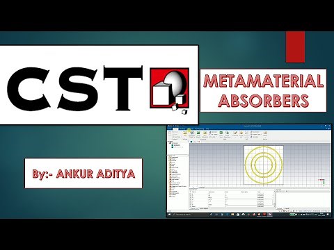 Triple-Band Metamaterial Absorber CRR design using CST Microwave Studio