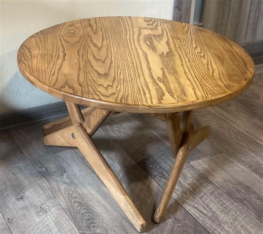 Convertible Round Table – Solid Ash Wood Coffee & Dining Table.transforming Table.side Table. Ash Adjustable Table. - Etsy Australia