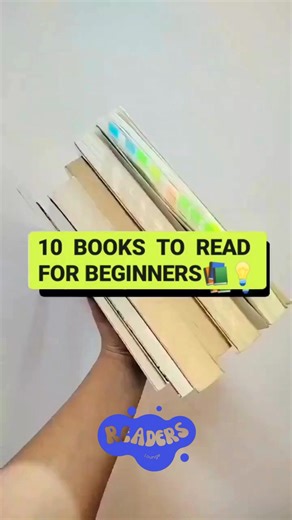 10 BOOKS FOR BEGINNERS | Reader's Lounge