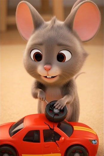 Mouse Fixes a Broken Toy