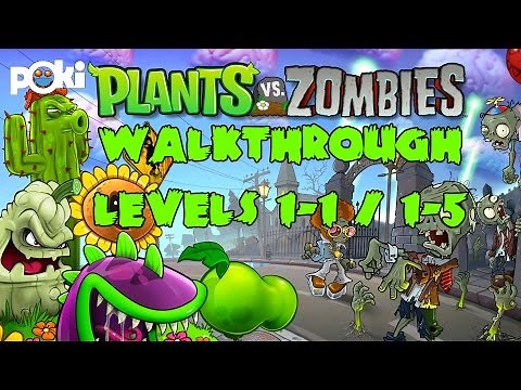 Plants vs Zombies! Walkthrough Episode 1