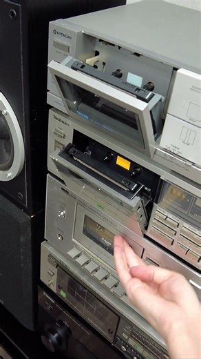 Cassette Deck Stereo Setup 👀 #asmr #cassette