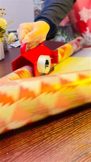 🎁 The Ultimate Xmas Wrapping Genius! ✂️ Meet the 2-in-1 Wrapping Paper Cutter & Tape Dispenser — the smart way to wrap like a pro! ✅ Smooth, straight cuts — no tears, no fuss ✅ Built-in tape dispenser for quick, clean sealing ✅ Works with any wrapping paper — regular, kraft & festive ✅ Compact, safe & easy to use — your new holiday must-have 🎀 Make every gift look genius this Christmas! 🎄 https://vyaztica.com/products/wrapping-paper-cutter-tape-dispenser-dual | HappyBox Store