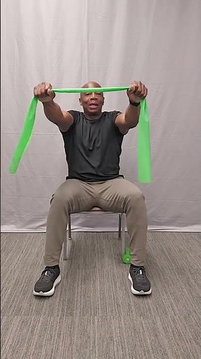 Stop Losing Upper-Body Strength After 60! Reverse Punch Band Exercise That Works #chairexercises