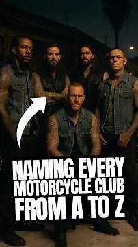 Motorcycle Clubs From A to Z Explained in 60 Seconds 😳🏍️🔥