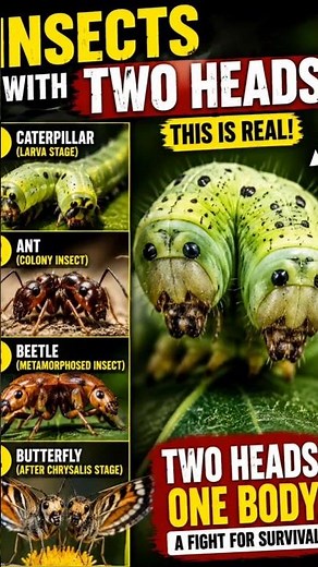 “Insects Born With TWO Heads… This Is Real 😳”