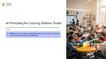 AI Prompting for Learning Stations Toolkit Teacher ready resources for Grades