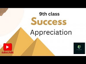9th standard English poem Success /Appreciation