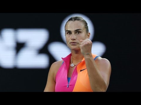 Aryna Sabalenka defeats Elina Svitolina and advances to the Australian Open final for the 4th con...