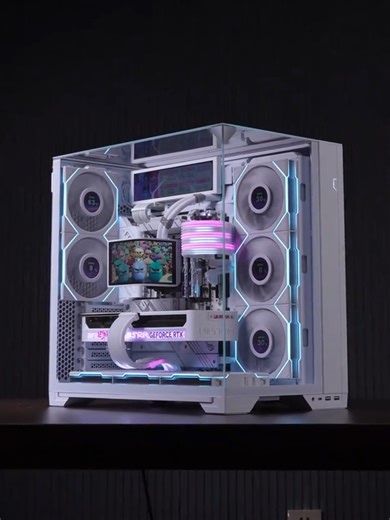 Amazing Desk Glow Up with LianLi O11 Vision!