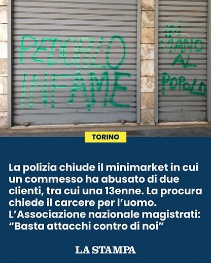 CHIUSO il minimarket delle violenze a TORINO. La procura chiede il CARCERE per il 42enne indagato