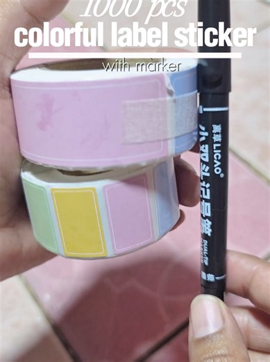 1000 Colorful Label Stickers for All Your Needs