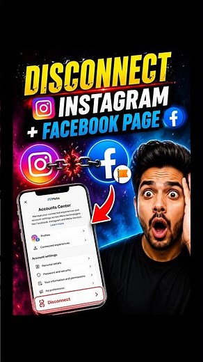 How To Unlink Instagram Account From Facebook Page (2026) 📱 #tech #labtopus #shorts