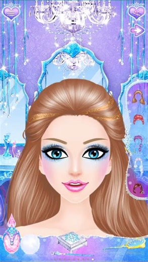 disney frozen style makeup and dressup #elsa #snow #christmas