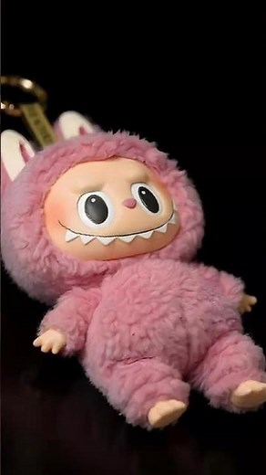 LABUBU The Scary Monster Doll 🙈🩶 #unboxing #secret #asmr #labubu #horror #monster #doll