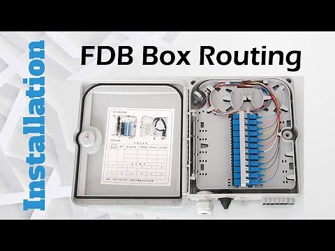 Fiber Distribution Box | FTTH Fiber Optic Outdoor Termination Box for Internet - Fiber Routing