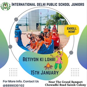 13K views · 75 reactions | Avail Betiyon ki Lohri Special Offer at IDPS Juniors (Pre Nur- Class I) on 15th Jan’25 only !!! | JK Channel | Facebook