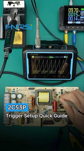FNIRSI 2C53P Oscilloscope Trigger | Missing 7500BD signals? Fix it now!