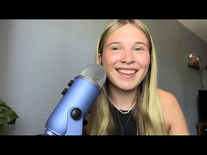 my first ever ASMR video! ( rambling )