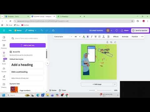 Tutorial membuat poster Asas menggunakan Canva tanpa ribet