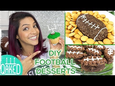 4 Easy Football Desserts | Superbowl Party Ideas | DIY & How to