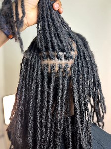 Interloc Human Hair Loc Extensions: Sassi Style, 50 Loc Bundle