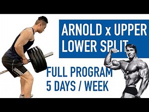 Arnold x Upper Lower Split Workout Program for Beginners (5 Days/Wk)