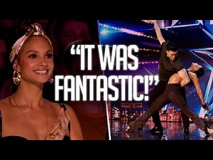 HOT dance duo bring PASSION to the dance floor | Unforgettable Audition | Britain's Got Talent