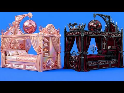 From Mermaid Princess to Vampire Queen 🖤 How to Sneak Into a Goth Party