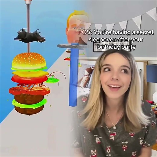 POV: You’re having a secret sleepover after the bday party#skit#sleepover