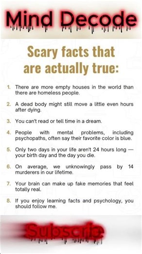 Scary Psychology Facts That Are Actually True 😱 | Mind Decode