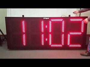 DC-300-GPS, 30 Inch LED Digital GPS Atomic Outdoor Time of Day Clock