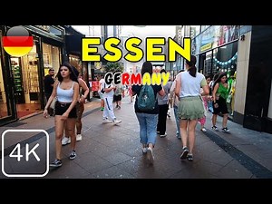 Essen, Germany 4K Walking Tour 🇩🇪