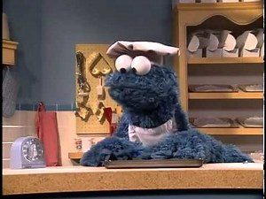 Cookie Monster baking cookies - 8