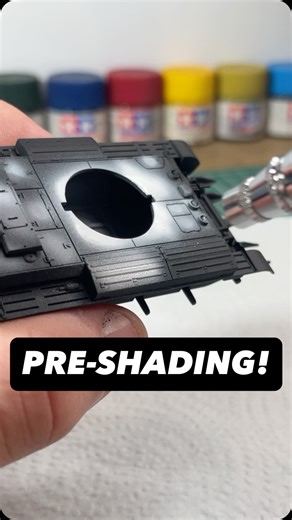 Model Masters on Instagram: "Quick video showing the Pre-shade process on the Airfix 1/76 Cromwell Tank! I used Tamiya XF-1 and XF-2 mixed in a 50/50 ratio with Tamiya X-20A Acrylic Thinner. The next video will be painting the Green! Stay tuned👍 #ww2 #scalemodelling #176scale #airfix #cromwelltank"