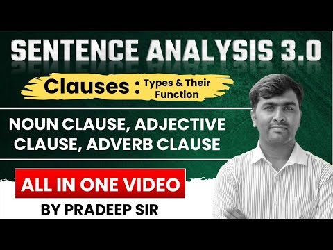 SENTENCE ANALYSIS 3.0