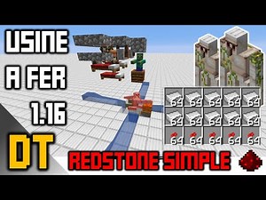 USINE A FER SIMPLE : MINECRAFT 1.16 GUIDE