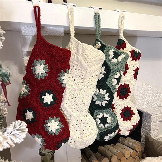 Crochet Stocking Pattern- Christmas Stocking (instant PDF Download) - Etsy
