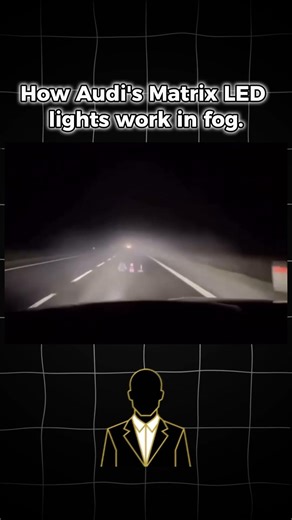 NEW AUDI MATRIX HEADLIGHT TECHNOLOGY AT WORK 🤯🔥... #cars #audi