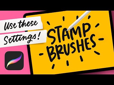 Make Sellable Stamp Brushes in Procreate (EASIER than you think!)