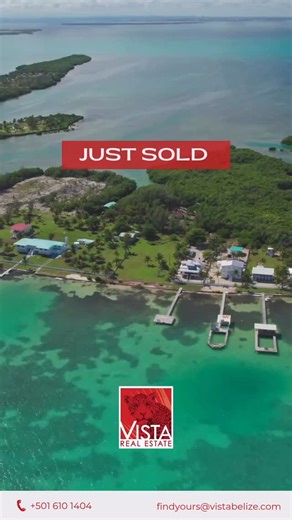Big congrats to our agent Azain Medina for closing the deal on this gorgeous beachfront gem in St. George’s Caye! Cheers to making island dreams come true. | VISTA Real Estate