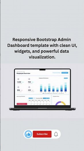 Modern Bootstrap 5 Admin Panel with Responsive Dashboard UI