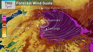 500K views · 1.5K reactions | Our super high resolution 1.5 km model shows #CycloneCook making landfall just south of Whangamata on Thursday evening (around 6:00 pm). Around this time, destructive wind gusts in excess of 150 km/h will be occurring across parts of the the Bay of Plenty. Gusts may approach 180 km/h along the immediate coastline. Downed trees, power outages, and damage to structures is expected. Please be safe. >Ben | NIWA Weather | Facebook
