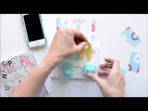 Aly Dosdall Mini Alphabet Punch Board Overview