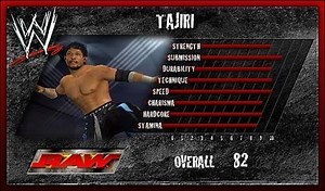 Tajiri | WWE SmackDown! vs. Raw 2006 Roster