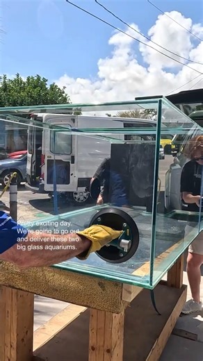 WHAT'S THAT AT THE BOTTOM OF THE TANK? PART 3. 400 GALLON AQUARIUM DELIVERY BY REEF AQUARIA DESIGN