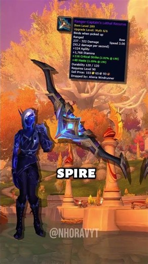 Coolest Ranged Weapon Transmogs in Midnight Season 1! #shorts #worldofwarcraft
