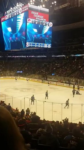 Model 2 siren at Colorado Avalanche game