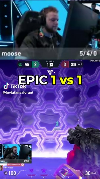 Valorant Gameplay: Tex vs Moose Knife Fight Showdown